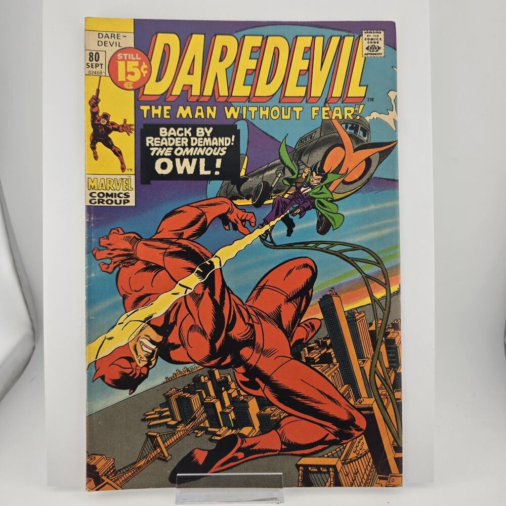 DAREDEVIL #80 Gene Colan art, Marvel Comics 1971